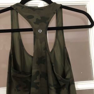 Lululemon Camo racerback top 10